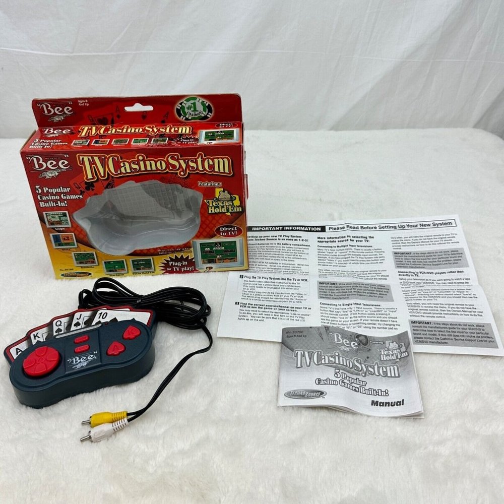 TV Casino System 5 Popular Casino Games Plug-in for TV Play Bee Tested & Works